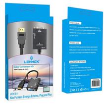 Cabo Adaptador Conversor HDMI para VGA com Áudio Lehmox LEY-01