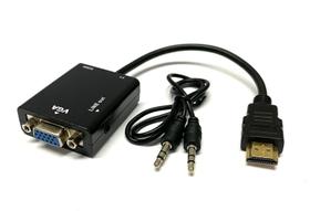 Cabo Adaptador Conversor Hdmi Para Vga Com Áudio