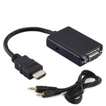 Cabo Adaptador Conversor Hdmi Para Vga Com Saída P2 De 1