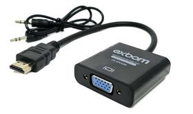 Cabo Adaptador Conversor Hdmi Para Vga Com Saída P2 De Áudio