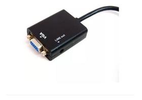 Cabo Adaptador Conversor Hdmi Para Vga Com Saída P2 De Áudio