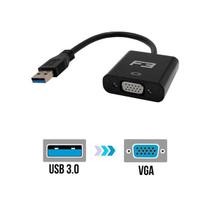 Cabo Adaptador Conversor USB 3.0 para VGA Fêmea JC-USB-VGA F3