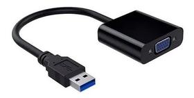 Cabo Adaptador Conversor Usb Para Vga Monitor - Usb 3.0/2.0 - Nova Voo