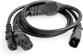 Cabo adaptador de alimentação JORINDO PDU IEC 320 C14 macho para 3 x C13 Cabo adaptador de alimentação JORINDO PDU IEC 320 C14 macho para 3 x C13
