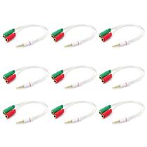 Cabo Adaptador de Audio P2 P3 Para Ps4 Xbox Smatphones Notebook Headset Fone Gamer Revender Atacado