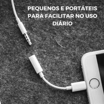 Cabo Adaptador De Audio P2 Para iPhone 7/8/x/xs/max Cor Branco