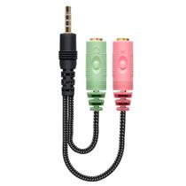 Cabo Adaptador de Áudio P2 para P3 ELG para Headset - AAVGP3