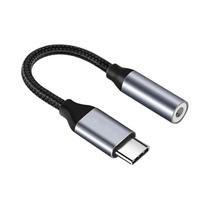 Cabo Adaptador De Áudio USB Tipo-C Para Jack De 3,5mm Para iPhone 15 16 pro Max iPad pro 11 13 Air