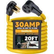 Cabo adaptador de carregador EV Tellegloww 6m 30 Amp NEMA 10-30P a 14-50R Cabo adaptador de carregador EV Tellegloww 6m 30 Amp NEMA 10-30P a 14-50R