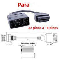 Cabo Adaptador De Conector De Diagnóstico OBD2 Toyota De 22 Pinos Para 16 Pinos Melhor Qualidade