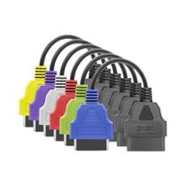 Cabo Adaptador De Diagnóstico OBD 2 Para Fiat Multi ECU, Leitores De Código Em 6 Cores Cabo Adaptador De Diagnóstico OBD 2 Para Fiat Multi ECU, Leitores De Código Em 6 Cores