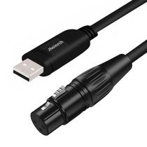 Cabo adaptador de interface USB para DMX Jhoinrch Freestyler/QLC+ Cabo adaptador de interface USB para DMX Jhoinrch Freestyler/QLC+