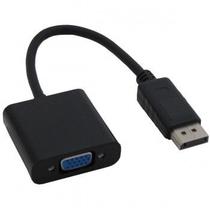 Cabo Adaptador Display Port (M) X VGA (F) Preto JC-CB-VGA Cabo Adaptador Display Port (M) X VGA (F) Preto JC-CB-VGA