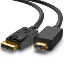 Cabo adaptador displayport para hdmi 1.8 metros