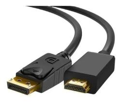 Cabo Adaptador Displayport Para Hdmi 4k Dp Hdmi 1m 1 Metro