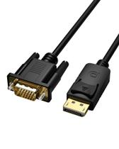 Cabo Adaptador DisplayPort para VGA Foboiu - 6 Pés - para Laptop e Desktop Cabo Adaptador DisplayPort para VGA Foboiu - 6 Pés - para Laptop e Desktop