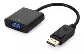 Cabo Adaptador Displayport Vga Conversor Vídeo Para Dell