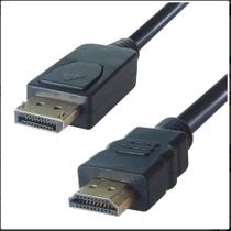 Cabo Adaptador DisplayPort x HDMI 4K Alta Definição1,5 Metro