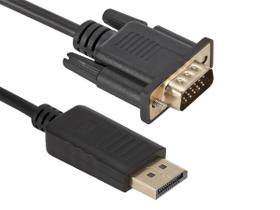 Cabo adaptador displayport x vga de 1,80 metros