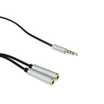 Cabo Adaptador Divisor Fone E Microfone Y P2/P3