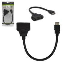 cabo adaptador duplicador 1 hdmi macho x 2 hdmi femea preto x-cell 30CM - MBTECH