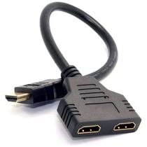 Cabo Adaptador Duplicador de Imagem, 1x HDMI Macho Para 2x HDMI Fêmea - CDC-2543 Cabo Adaptador Duplicador de Imagem, 1x HDMI Macho Para 2x HDMI Fêmea - CDC-2543