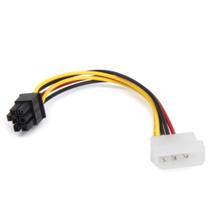 Cabo Adaptador Energia Ide X 6 Pinos Placa De Vídeo Molex Pci-Ex - oem