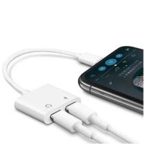 Cabo adaptador fone/carregador p/ celular 2 entradas