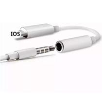 Cabo Adaptador Fone Ouvido P2 Femea x Plugue Compatível Lightning Para Ouvir Musica Conectar Cabo Fone Stéreo Audio