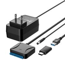 Cabo Adaptador FRIGRAF SATA para USB 3.0 para HD e SSD 2,5"/3,5" Cabo Adaptador FRIGRAF SATA para USB 3.0 para HD e SSD 2,5"/3,5"