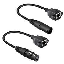 Cabo adaptador GELRHONR XLR 3 pinos para RJ45 Feminino 30 cm