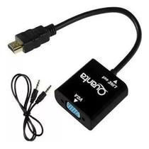 Cabo Adaptador Hdmi Para Vga Com Áudio 1080p/720p Cabo Adaptador Hdmi Para Vga Com Áudio 1080p/720p