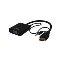 Cabo Adaptador HDMI Para VGA + P2 ADP-HDMIVGA20BK PlusCable