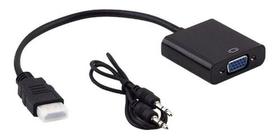 Cabo Adaptador Hdmi X Vga Áudio Le-4121 Cabo Adaptador Hdmi X Vga Áudio Le-4121