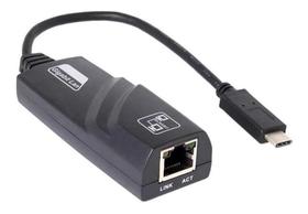 Cabo Adaptador Lan Ethernet Rj45 Tipo C Usb 3.1 1000Mbps