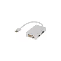 Cabo adaptador mac thunderbolt/mini displayport 3x1 hdmi vga