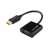 Cabo adaptador Matters DisplayPort para VGA banhado a ouro preto Cabo adaptador Matters DisplayPort para VGA banhado a ouro preto
