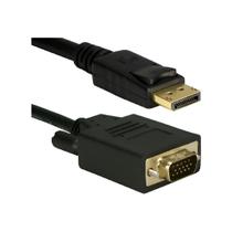 Cabo Adaptador MD9 DisplayPort Macho x VGA Macho 1.8 Metros