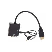Cabo Adaptador MD9 HDMI Para VGA Áudio P2, 15 cm