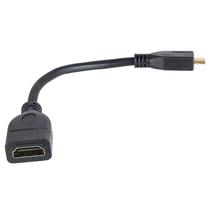 Cabo Adaptador Micro HDMI Macho para HDMI Fêmea 30cm