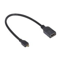Cabo Adaptador Micro Hdmi X Hdmi Fêmea 30cm Amchf-30 Cabo Adaptador Micro Hdmi X Hdmi Fêmea 30cm Amchf-30
