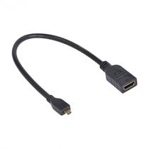 Cabo adaptador micro hdmi x hdmi femea 30cm amchf-30 Cabo adaptador micro hdmi x hdmi femea 30cm amchf-30