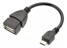 Cabo adaptador Micro usb v8 x usb Fêmea
