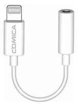 Cabo Adaptador Microfone Lightning 3.5mm compativel com iPhone