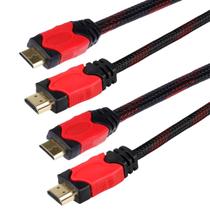 Cabo Adaptador Mini HDMI 4K 1,50M Reforçado Nylon Kit 2 Un Cabo Adaptador Mini HDMI 4K 1,50M Reforçado Nylon Kit 2 Un