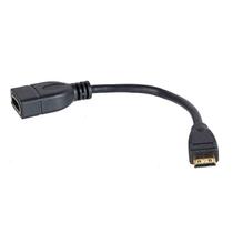 Cabo Adaptador Mini HDMI Macho para HDMI Fêmea 30cm Cabo Adaptador Mini HDMI Macho para HDMI Fêmea 30cm
