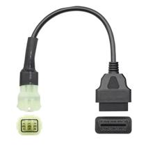 Cabo Adaptador Moto OBD2 KTM 6 Pinos Conversão Cabo Adaptador Moto OBD2 KTM 6 Pinos Conversão
