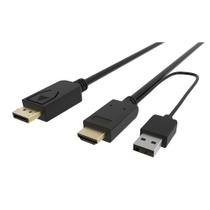 Cabo Adaptador Multifuncional HDMI, DisplayPort e USB - Athlanta