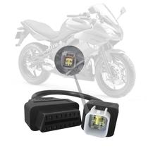 Cabo adaptador OBD2 para motocicleta Kawasaki Lydesor de 4 pinos a 16 pinos Cabo adaptador OBD2 para motocicleta Kawasaki Lydesor de 4 pinos a 16 pinos