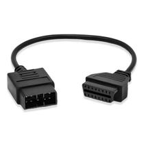 Cabo adaptador OBD2 PARANNIC para veículos Subaru 9 pinos OBD2 16 pinos para OBD1 9 pinos Cabo adaptador OBD2 PARANNIC para veículos Subaru 9 pinos OBD2 16 pinos para OBD1 9 pinos